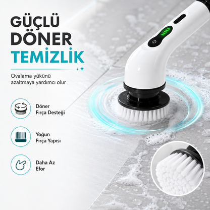 SpinnerClean Elektrikli Temizlik Fırçası