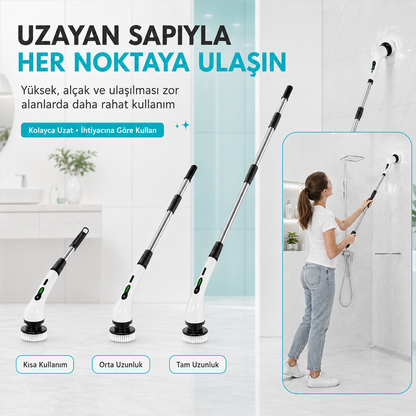 SpinnerClean Elektrikli Temizlik Fırçası