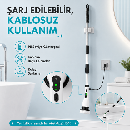 SpinnerClean Elektrikli Temizlik Fırçası